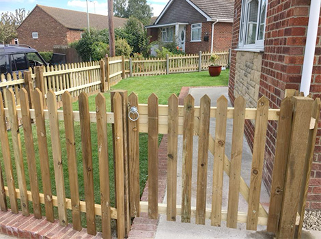 Garden Fence and Gate