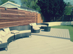 Outdoor Garden Decking and Chairs